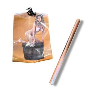 Vintage 1989 Your Tub or Mine Pinup Poster